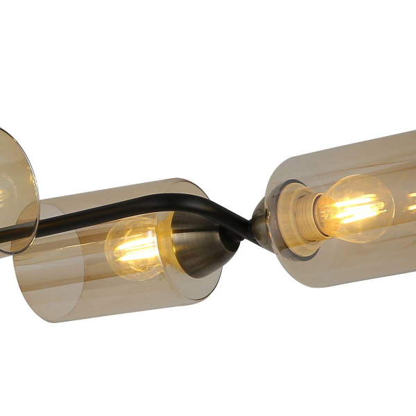 Потолочная люстра Illumico IL8148-6COU-79 BK BR Потолочная люстра Illumico IL8148-6COU-79 BK BR