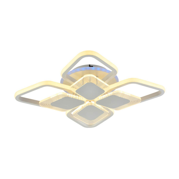 Потолочная светодиодная люстра Profit Light 5893/4+4B WHT Потолочная светодиодная люстра Profit Light 5893/4+4B WHT