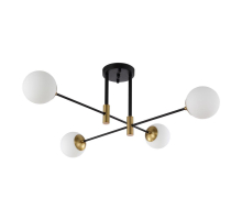 Потолочная люстра Crystal Lux Fidel PL4 Black