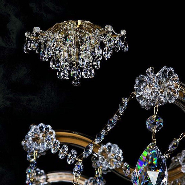 Потолочная люстра Artglass Maria Terezia 22 CE Потолочная люстра Artglass Maria Terezia 22 CE