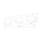 Потолочная люстра TK Lighting 3392 Space White