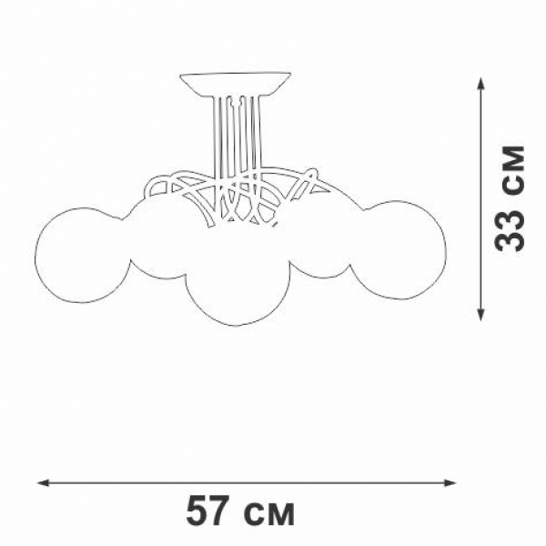 Потолочная люстра Vitaluce V43090-13/5PL Потолочная люстра Vitaluce V43090-13/5PL