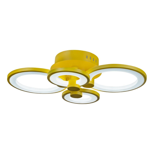 Потолочная светодиодная люстра iLedex Ring A001/4 Yellow Потолочная светодиодная люстра iLedex Ring A001/4 Yellow
