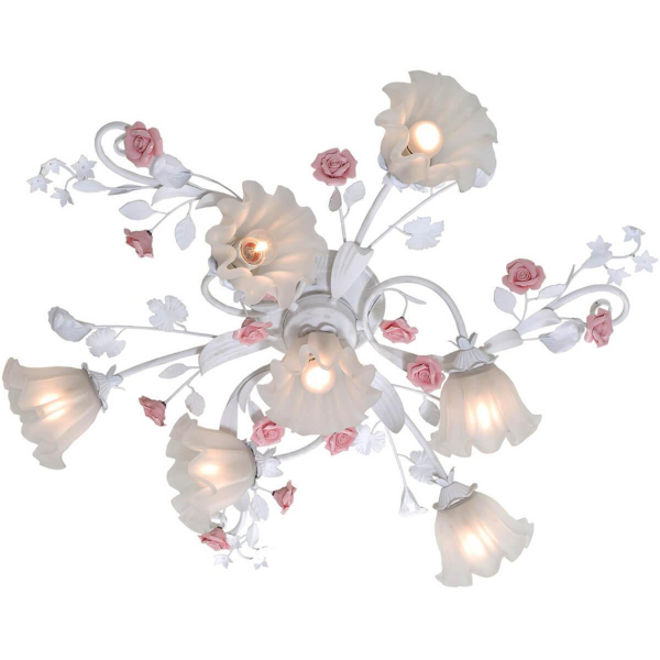 Потолочная люстра Lucia Tucci Fiori Di Rose 109.6.1 Потолочная люстра Lucia Tucci Fiori Di Rose 109.6.1