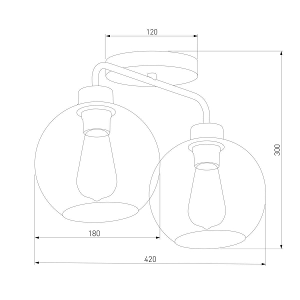 Потолочная люстра TK Lighting 4021 Bari Потолочная люстра TK Lighting 4021 Bari
