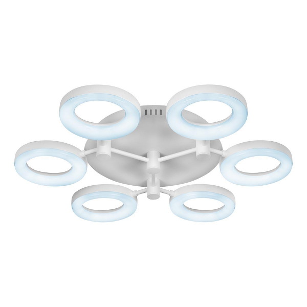 Потолочная светодиодная люстра iLedex Jomo FS-014-X6-(B) 72W WH Потолочная светодиодная люстра iLedex Jomo FS-014-X6-(B) 72W WH