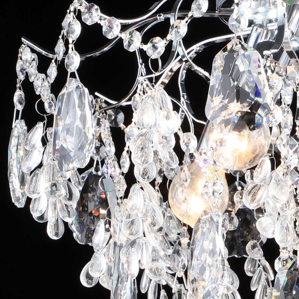 Люстра хрустальная Reluce 27620-0.3-5+5 CH+CLARE