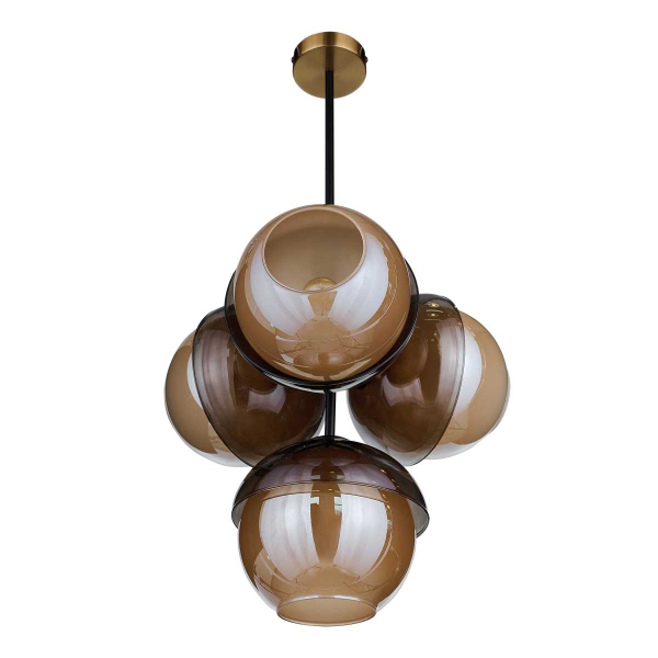 Потолочная люстра 33 ИДЕИ CHN800L.04.17BL.ASB-M14AM