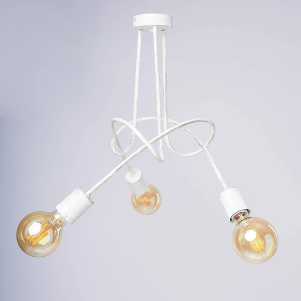 Потолочная люстра Adilux Tango White Patina 10123