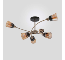 Потолочная люстра IMEX MD.4045-6-S AB+BK