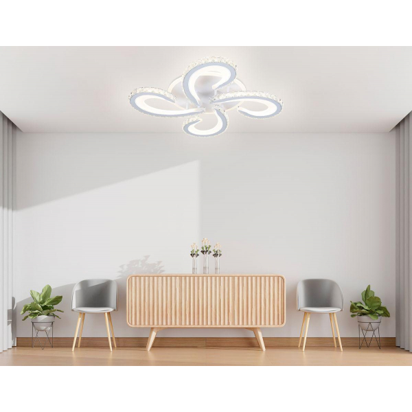 Потолочная светодиодная люстра Ambrella light Acrylica Ice FA1702 Потолочная светодиодная люстра Ambrella light Acrylica Ice FA1702