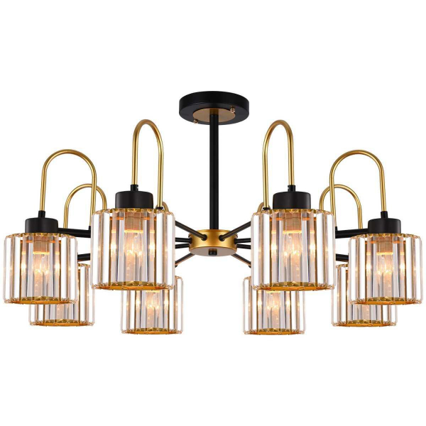 Люстра Illumico IL1305-8CPA-29 BK GD Люстра Illumico IL1305-8CPA-29 BK GD