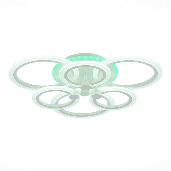 Потолочная светодиодная люстра Evoluce Cerina SLE500652-06RGB Потолочная светодиодная люстра Evoluce Cerina SLE500652-06RGB