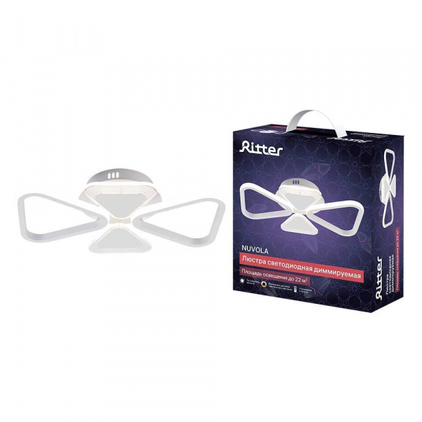 Потолочная люстра Ritter NUVOLA 52938 9 Потолочная люстра Ritter NUVOLA 52938 9