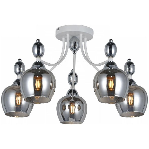 Потолочная люстра Illumico IL8258-5COU-79 WH CR Потолочная люстра Illumico IL8258-5COU-79 WH CR