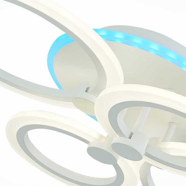 Потолочная светодиодная люстра Evoluce Cerina SLE500552-04RGB Потолочная светодиодная люстра Evoluce Cerina SLE500552-04RGB