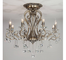 Подвесная люстра Eurosvet 12505/8 античная бронза Strotskis