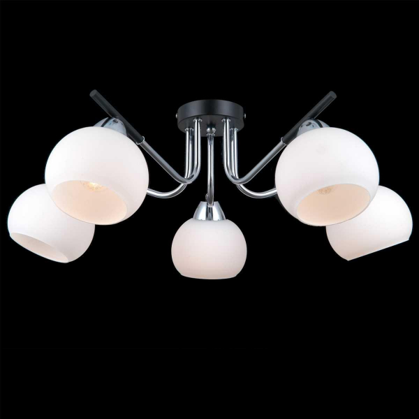 Люстра Illumico IL0713-5CSQ-24 BK CR LIBRA Люстра Illumico IL0713-5CSQ-24 BK CR LIBRA