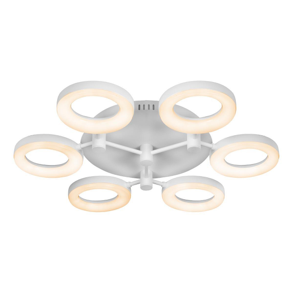 Потолочная светодиодная люстра iLedex Jomo FS-014-X6-(B) 72W WH Потолочная светодиодная люстра iLedex Jomo FS-014-X6-(B) 72W WH