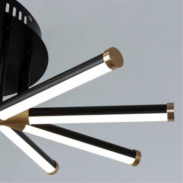 Потолочная светодиодная люстра Arte Lamp Fernando A2199PL-5BK Потолочная светодиодная люстра Arte Lamp Fernando A2199PL-5BK