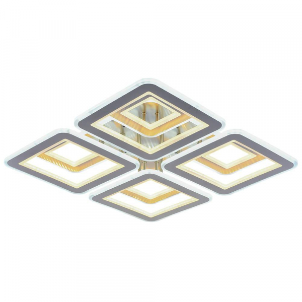 Потолочная светодиодная люстра Profit Light 8009/4+4 NKL D Потолочная светодиодная люстра Profit Light 8009/4+4 NKL D