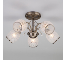 Подвесная люстра Eurosvet 30026/5 античная бронза