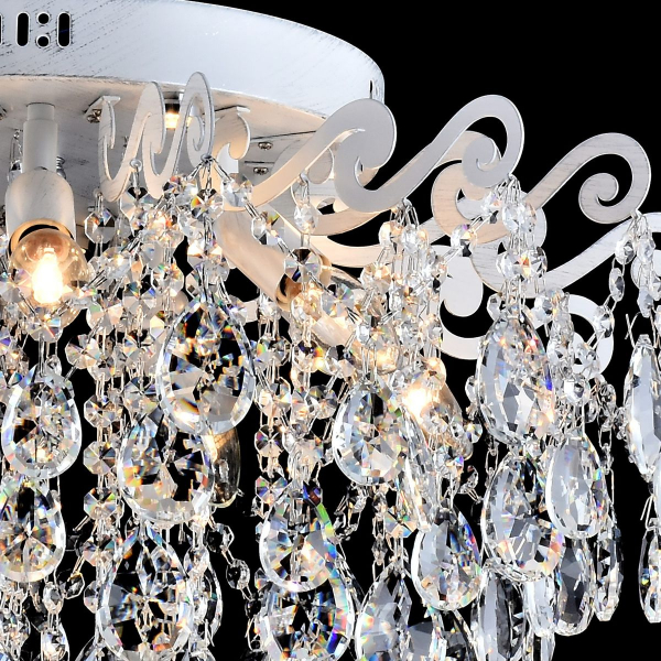 Потолочная люстра Reluce 04033-0.3-07 WH+SILVER PN Потолочная люстра Reluce 04033-0.3-07 WH+SILVER PN