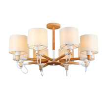 Потолочная люстра IMEX MD.19107-8-S-WOOD+WH