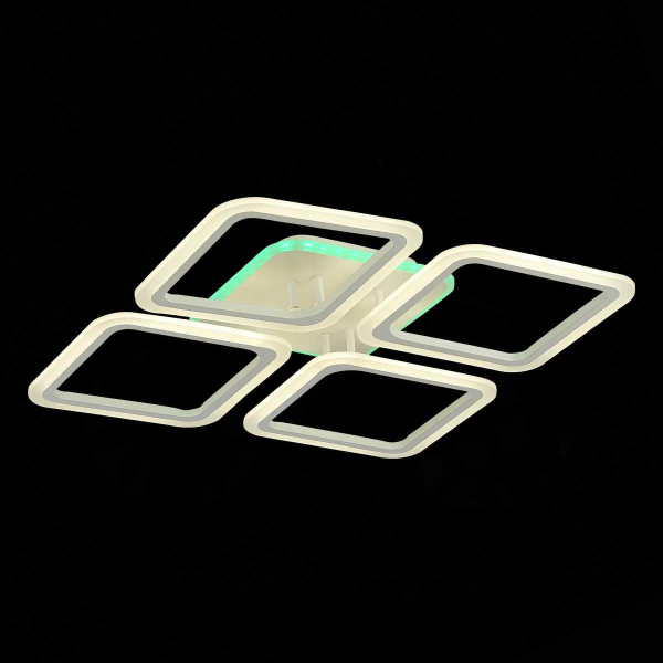 Потолочная светодиодная люстра Evoluce Qutro SLE200452-04RGB Потолочная светодиодная люстра Evoluce Qutro SLE200452-04RGB