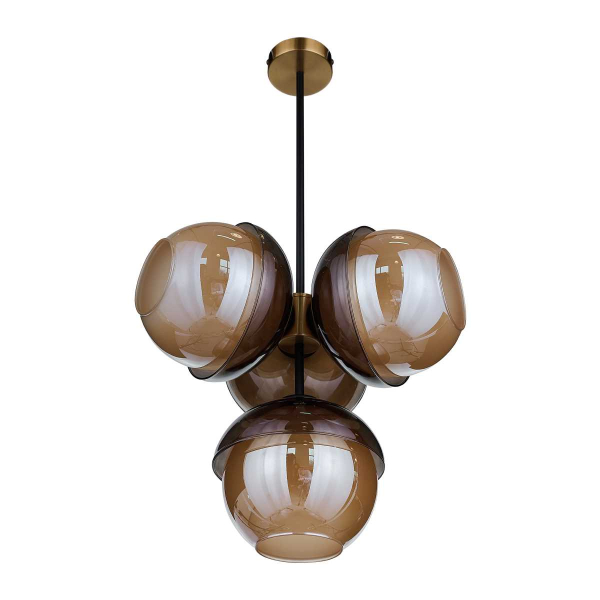 Потолочная люстра 33 ИДЕИ CHN800L.04.17BL.ASB-M14AM