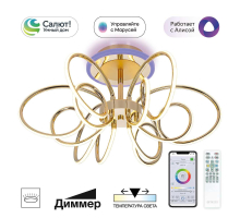 Потолочная светодиодная люстра Citilux Salma Smart CL224A162