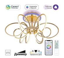 Потолочная светодиодная люстра Citilux Salma Smart CL224A162