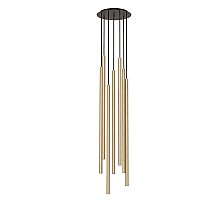 Потолочная люстра Nowodvorski Laser 1000 Brass/Black 7668