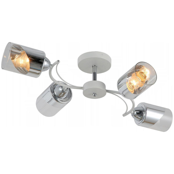 Потолочная люстра Illumico IL8208-4COU-79 WH CR Потолочная люстра Illumico IL8208-4COU-79 WH CR