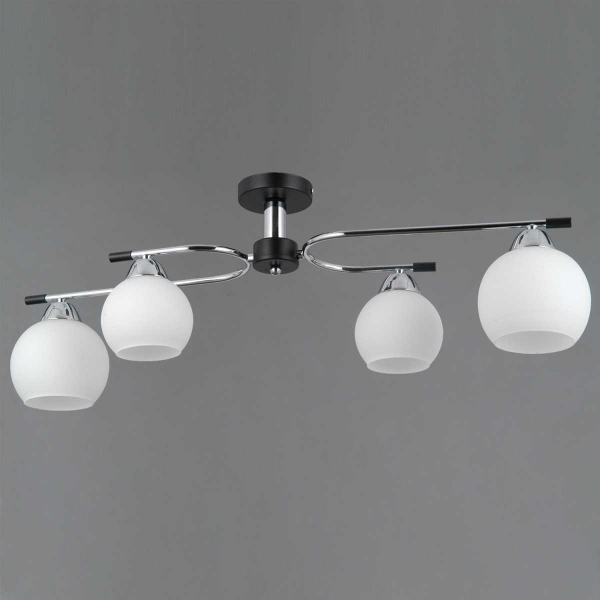 Люстра Illumico IL0638-4CSQ-24 CR BK LIBRA Люстра Illumico IL0638-4CSQ-24 CR BK LIBRA