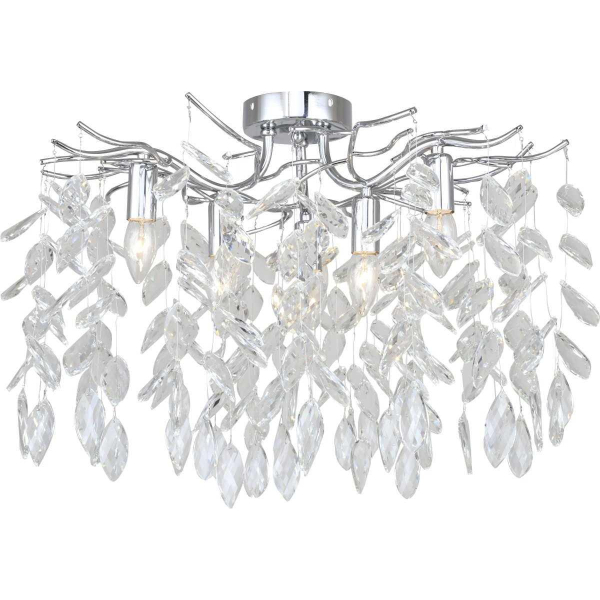 Люстра потолочная хрустальная 2180/09/06C Stilfort, серия RAMO