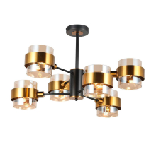 Потолочная люстра IMEX MD.51891-6-S-BK+GBR