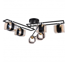 Потолочная люстра Reluce 21130-0.3-06 BK+CH