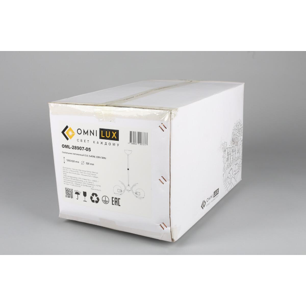 Потолочная люстра Omnilux Girasole OML-28907-05 Потолочная люстра Omnilux Girasole OML-28907-05