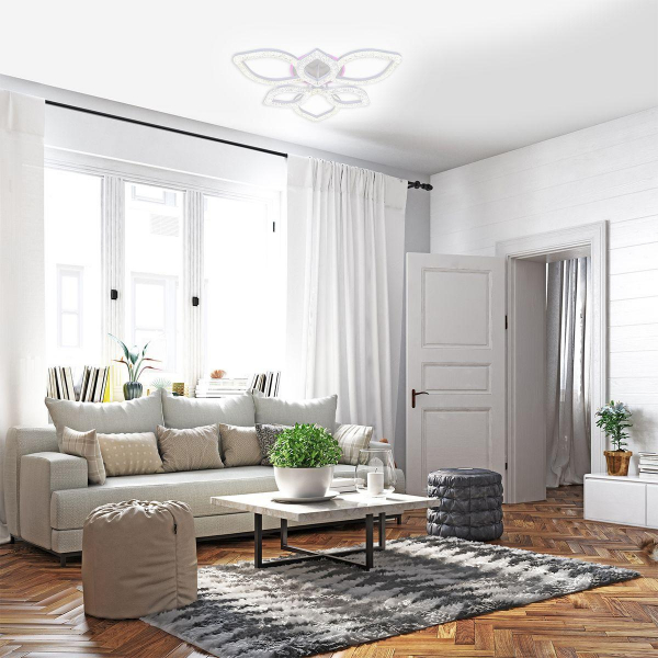 Потолочная светодиодная люстра Escada Aquarius 10289/6LED BL Потолочная светодиодная люстра Escada Aquarius 10289/6LED BL