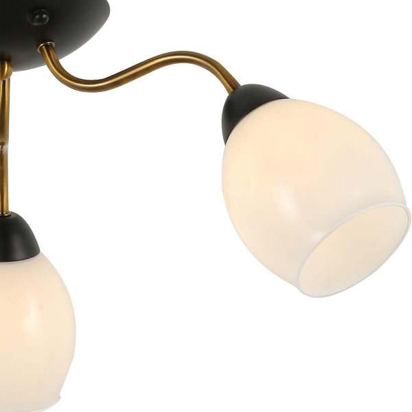 Потолочная люстра Illumico IL8193-3COU-79 BK GD Потолочная люстра Illumico IL8193-3COU-79 BK GD