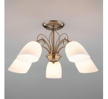 Подвесная люстра Eurosvet 30107/5 античная бронза