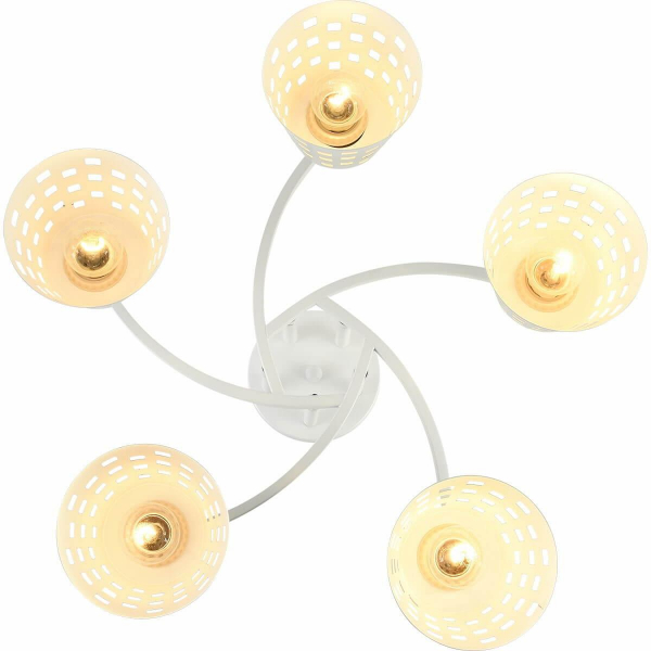 Потолочная люстра Reluce 01384-0.3-05 WH+CR Потолочная люстра Reluce 01384-0.3-05 WH+CR