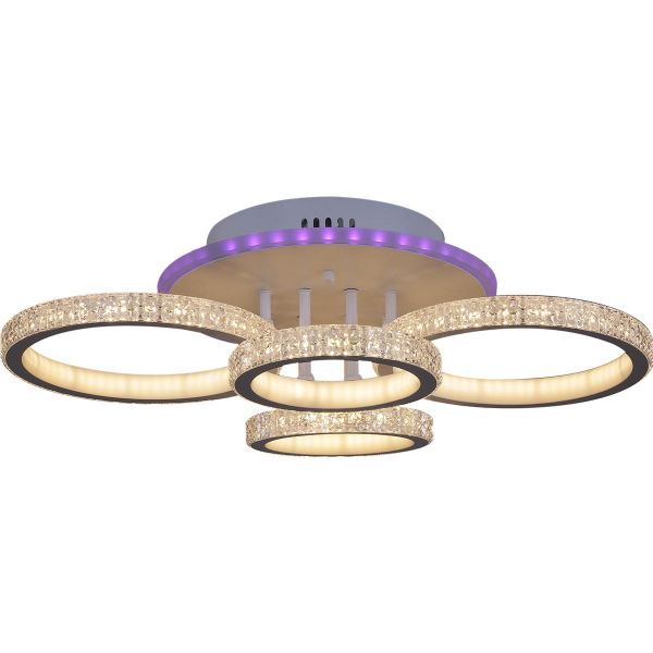 Потолочная светодиодная люстра Reluce 05867-0.3-04B WH (RGB) Потолочная светодиодная люстра Reluce 05867-0.3-04B WH (RGB)
