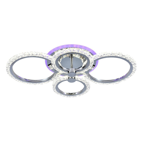 Потолочная светодиодная люстра Profit Light 18027/4 CHR Потолочная светодиодная люстра Profit Light 18027/4 CHR