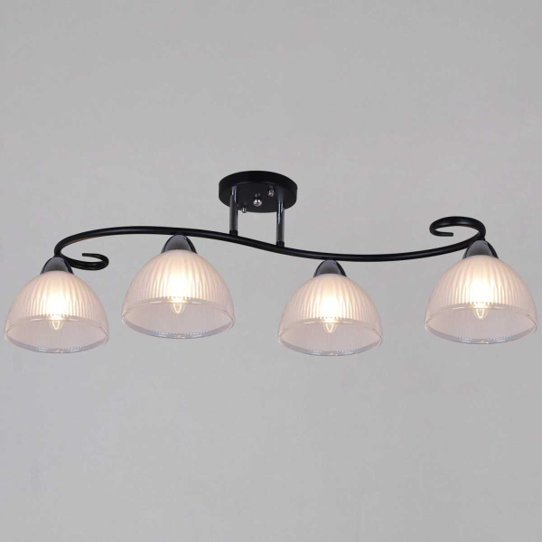 Потолочная люстра Reluce 66360-0.3-04 BK+CR