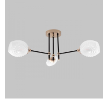 Потолочная люстра IMEX MD.4144-3-S-BK+FGD