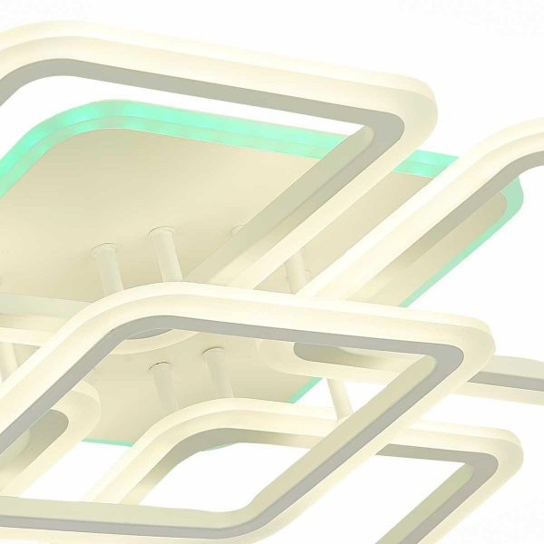 Потолочная светодиодная люстра Evoluce Qutro SLE200452-05RGB Потолочная светодиодная люстра Evoluce Qutro SLE200452-05RGB