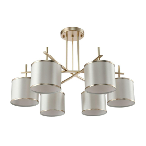 Потолочная люстра Crystal Lux Sergio PL6 Gold