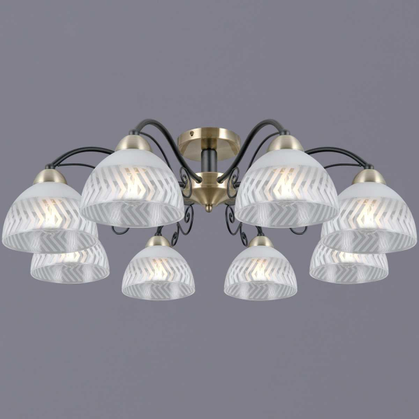 Люстра Illumico IL0435-8CSQ-24 BK AB SPICA Люстра Illumico IL0435-8CSQ-24 BK AB SPICA